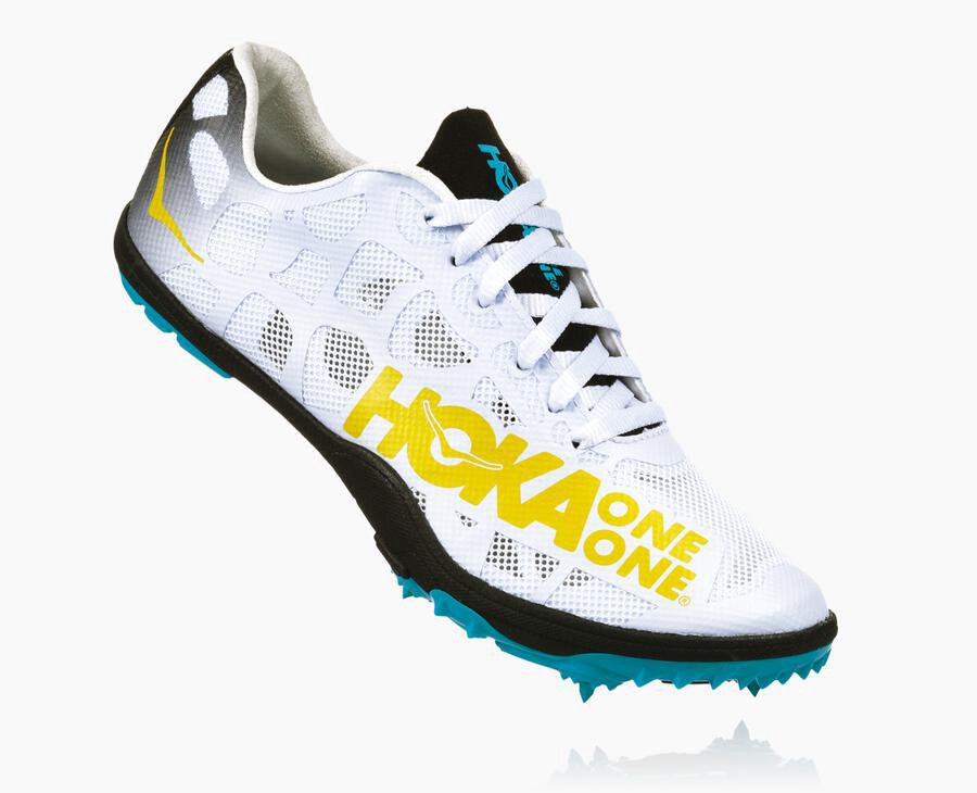 Spikes Atletismo Hoka One One Mujer Blancos - Rocket X - CEKW80135